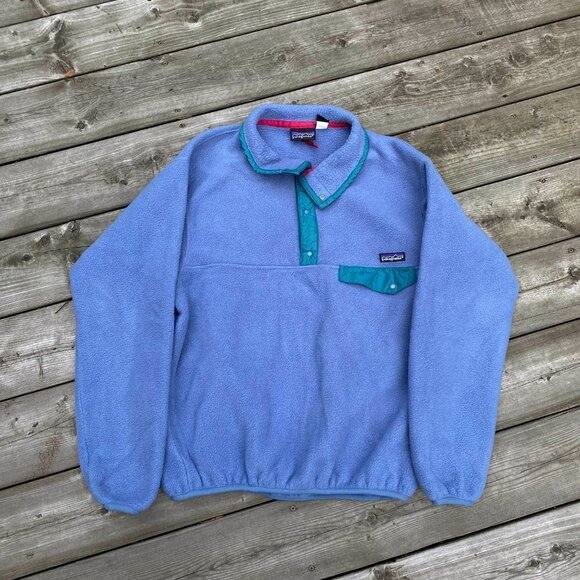 Vintage 2002 Patagonia Snap T Fleece Jacket Large - Picture 2 of 9